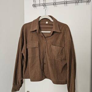 YesStyle Brown Corduroy Jacket